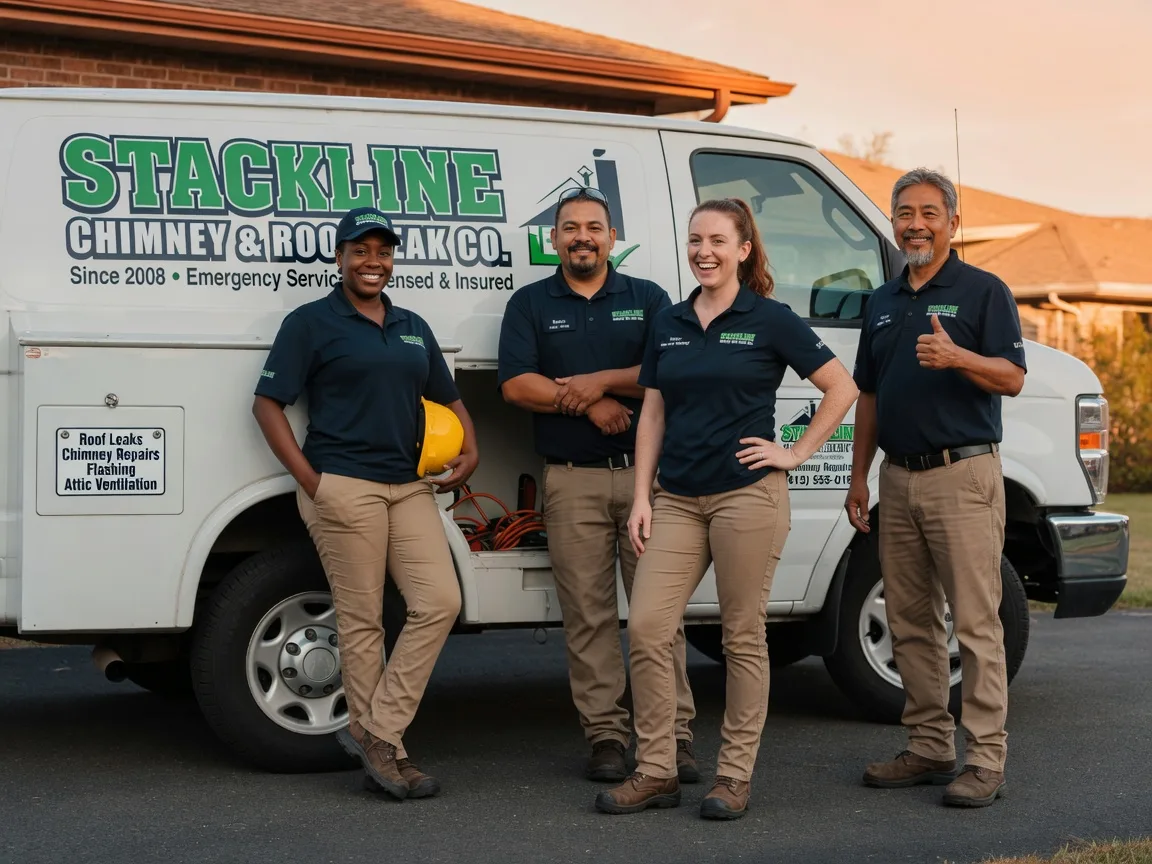 Chimney flashing repair company in Bauxite, AR